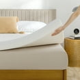 thumbnail image 3 of Zinus Spa Sensations Dual-Layer 4" Memory Foam Mattress Topper, Twin, 3 of 10