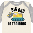 thumbnail image 4 of Inktastic Big Bro in Training with Bulldozer Boys Long Sleeve Baby Bodysuit, 4 of 5