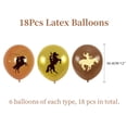 thumbnail image 2 of NBPOWER 18 Pcs Western Cowboy Balloons Cowboy Theme Party Decorations, 12 Inch Birthday Party Latex Balloons for Birthday Wedding Party Baby Shower Cowboy Party Supplies Indoor Outdoor, 2 of 7