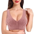 thumbnail image 2 of Ierhent Wireless Everyday Bras Everyday Wireless Bra Womens Convertible(46,Rose Gold), 2 of 5