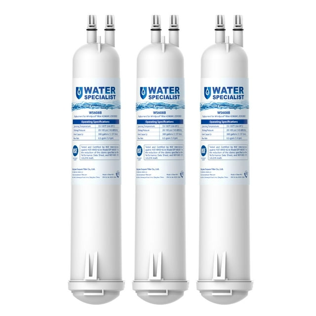 Filtro de agua Waterspecialist WS608 de repuesto para Whirlpool