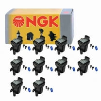10 pc NGK 48658 Ignition Coils for 10457730 178-8399 19005218 2505-247733 36-1205 673-7101 8-10457-730-0 D585 E254 E254P GN10119 IC413 IC413SB UF-262 UF262 UF262T Spark Plug Wire Boot