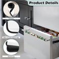 thumbnail image 5 of SEANATIVE Snowman Refrigerator Handle Covers Set of 2 Washable Kitchen Appliance Handle Covers Anti-Slip Microwave Handle Wraps Cover Keep Your Kitchen Appliances Clean Christmas Decor, 5 of 7