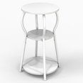 thumbnail image 1 of 888-8HP Small Side Table 3-Tier Waist End Table,30x30x55cm 26s, 1 of 1