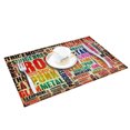 thumbnail image 3 of Set Table Mats Wall Graffiti Art Text Alphabet Printed Table Napkin Kitchen Accessories Home Party Decorative Placemats, 3 of 5