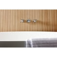 thumbnail image 3 of Kingston Brass KS5021ZX Millennium Two-Handle Wall Mount Roman Tub Faucet, Polished Chrome, 3 of 7