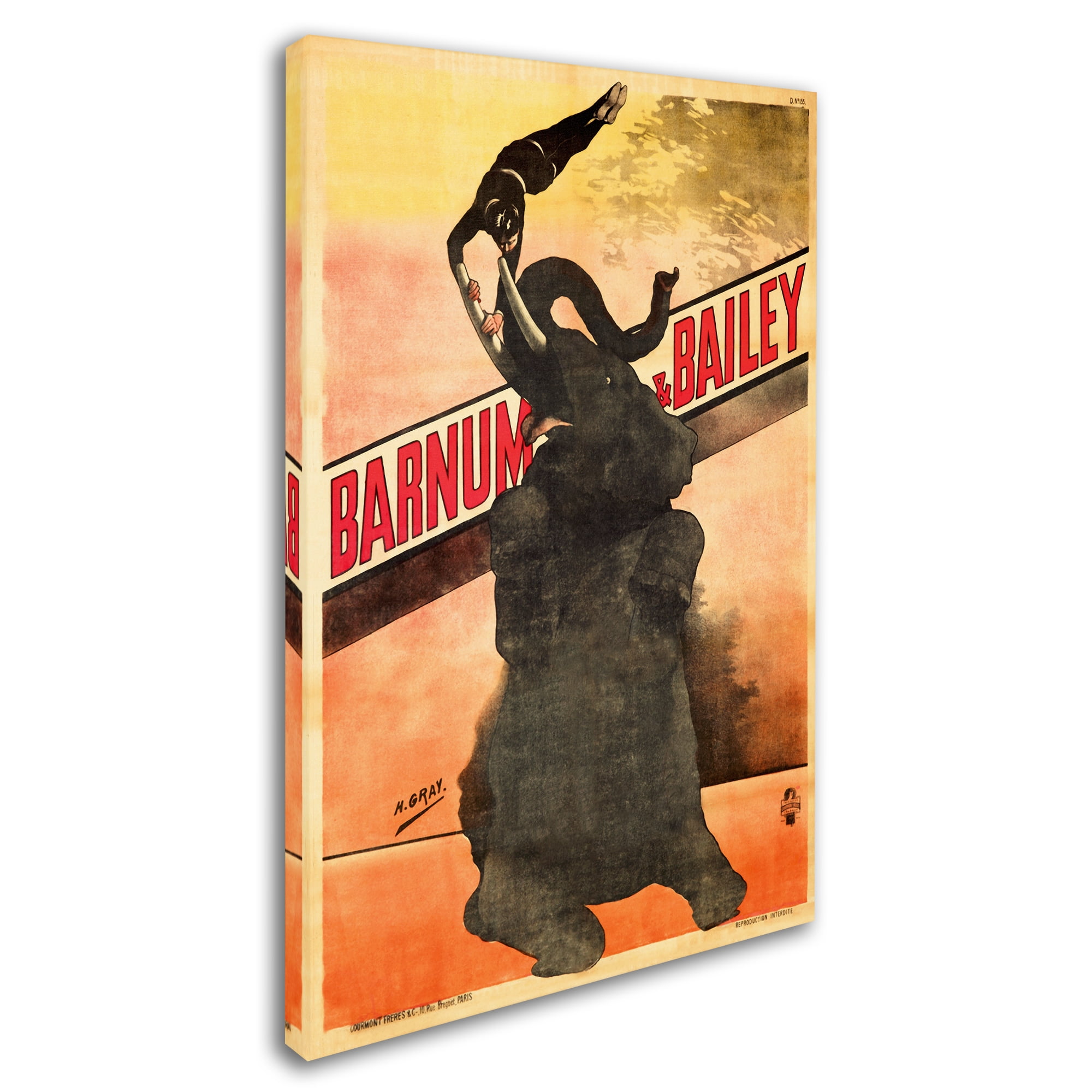 Trademark Fine Art 'Circus 192' Canvas Art by Vintage Lavoie