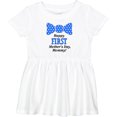 thumbnail image 3 of Inktastic Happy First Mother's Day, Mommy Bow Tie Girls Baby Dress, 3 of 5