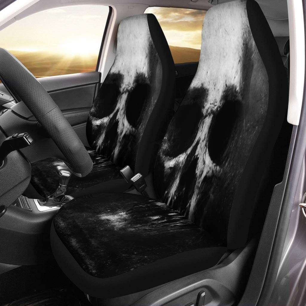 Horror Halloween Printed Car Seat Covers, Front Seats, Double