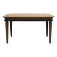 thumbnail image 5 of Pemberly Row Executive Writing Desk Writing Table Office Desk Wood Top Brown, 5 of 11