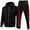 Black, variant on Men's Tracksuits Sweatsuits for Men Set Track Suits 2 Piece Casual Athletic Jogging Warm Up Sweat Suits Z2-Pink,L