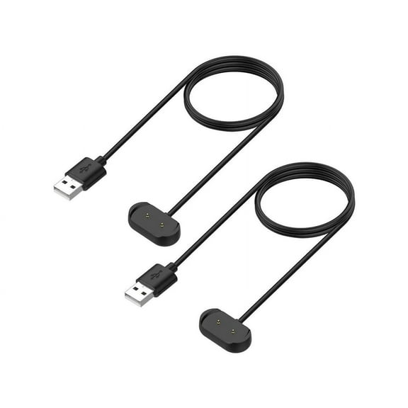 Charger for Amazfit BIP U Pro, Bip 3 Pro, T-Rex Pro, GTS 4 Mini, GTS 2 Mini, GTS 2e, GTS 2, GTR 2e, GTR 2 Smart Watch - Replacement Magnetic Charging Cable USB Cord [2-Pack, 1m/3.3ft]