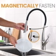 thumbnail image 6 of Wowow Single-Handle Magnetic Pull-Out Sprayer Kitchen Faucet in Brushed Nickel, 6 of 8
