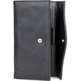 thumbnail image 5 of Julia Buxton Women's Heiress Organizer Clutch Leather, Black, 5 of 13