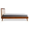 thumbnail image 4 of Riverbay Furniture Bristol Mid-Century Wood/Fabric Platform King Bed in Brown, 4 of 11