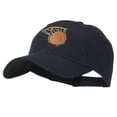 thumbnail image 2 of Basketball in Net Embroidered Cap - Navy OSFM, 2 of 5