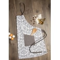 thumbnail image 4 of DAMASK GRAY APRON, 4 of 10
