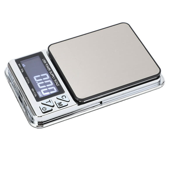 Jewelry Scale, Milligram Scale USB Charging Data Function Pocket for Food Powder Medicine for Home Shop Kitchen