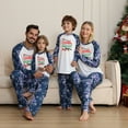 thumbnail image 4 of Jenny Matching Family Xmas Pajamas With Dear Santa, Long Sleeve, Blue, Size Newborn to Adult, 4 of 7