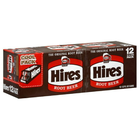 Hire's Root Beer, 12 Oz (Pack of 2)