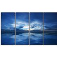 thumbnail image 2 of Blue Waters and Blue Sky Sunset - Uvre d'Art Moderne sur Toile, 2 of 3