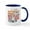 White/Navy Inside, variant on CafePress - Peanuts Happiness Thanksgiving Dinner Mug - 11 oz Ceramic Mug - Novelty Coffee Tea Cup