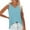 Sky Blue, variant on Aueoeo Womens Tank Tops Ladies Tops and Blouses Women's V Neck Tank Tops Summer Beach Open Back Tunics Shirts Flowy Loose Fitted Tank Top Workout Tank Tops Woman On