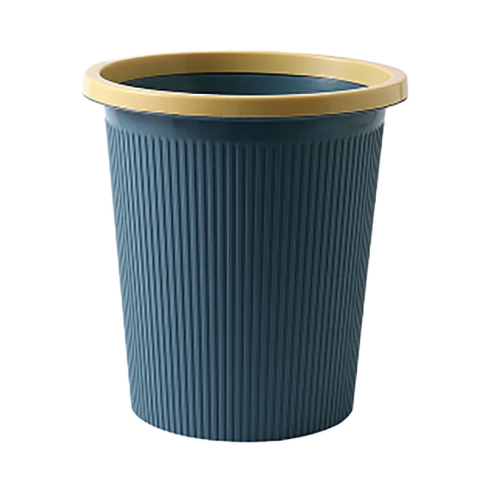 ufeghfjh Pressure Trash Can Garbage Bin for Bathroom Bedroom Office Kitchen Small Space Living 25x23x23cm 9.84x9.05x9.05in Dark Blue Light Blue Pink