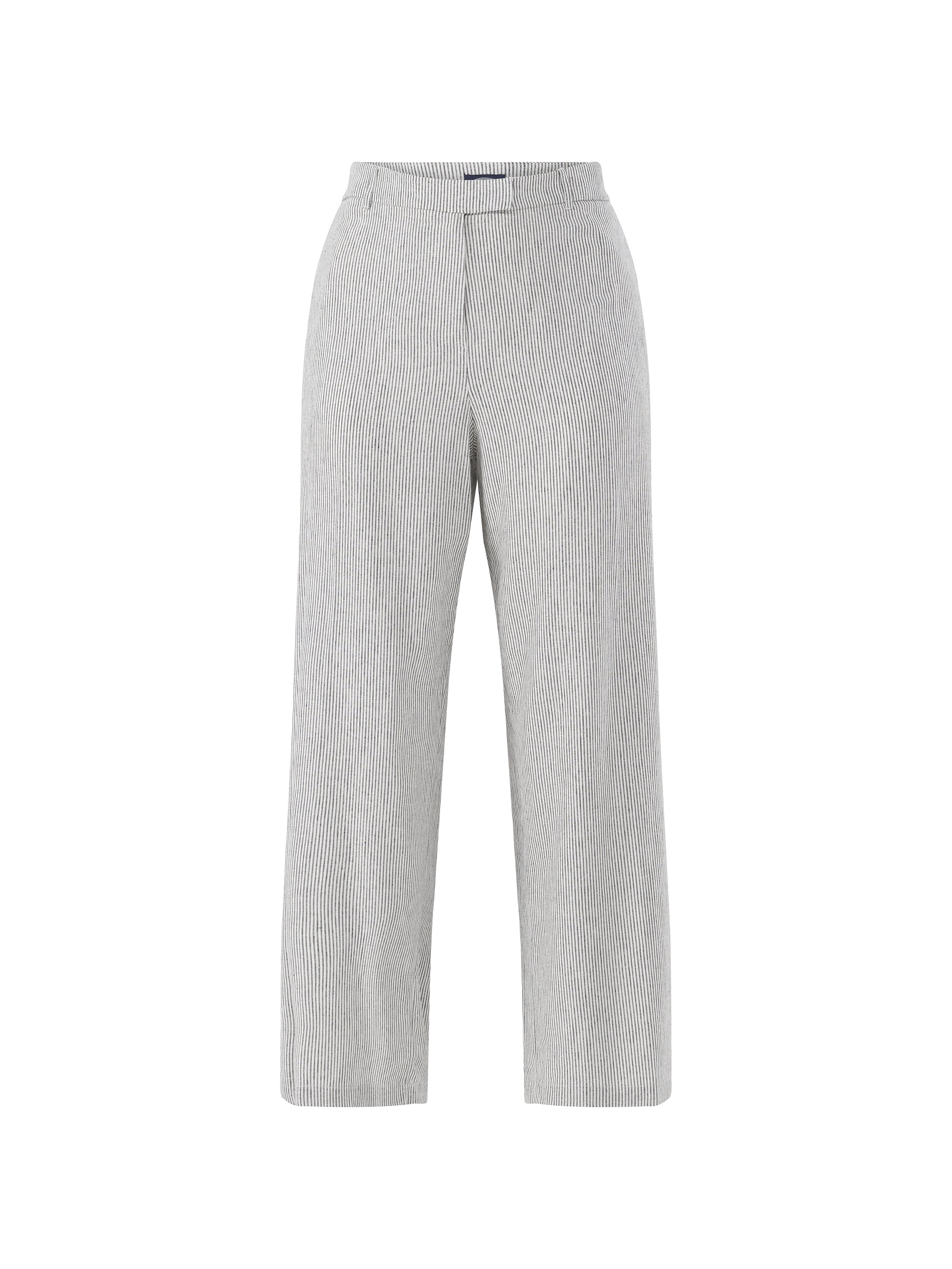 Scoop Women's and Women’s Plus Linen Blend Tailored Wide Leg Pants, Sizes 0-26W