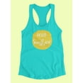 thumbnail image 3 of Hello Sunshine Quote Racerback Tank Women -Image by Shutterstock, Female XX-Large, 3 of 4