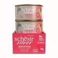 thumbnail image 4 of Schesir Silver M&S Older Cat Chick & Duck Cat Food 70g 1 Case, 4 of 5