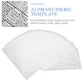 thumbnail image 4 of HLONK24 PCS Hollow Template Stencil Painting Alphanumeric Custom Maker Scrapbook White, 4 of 6