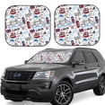 thumbnail image 1 of Vsdgher London Landmark2 Print Car Windshield Sun Shade, Reflective Sunshade Window Sunshade Sun Visor Protector Fit for Cars,Trucks,SUVs-Medium, 1 of 6