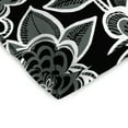 thumbnail image 4 of Jordan Manufacturing 18" x 18" Halsey Shadow Black Floral Square Tufted Contoured Outdoor Wicker Seat Cushion, 4 of 11