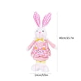 thumbnail image 3 of Adorno de conejito de Pascua | Adorable y suave tela decorativa | Decoración para mesa, estantería o alféizar de ventana para decorar el hogar en Navidad, 3 of 3
