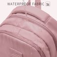 thumbnail image 2 of School Backpack Womens College Rucksack Lightweight School Bag Water Resistant Casual Travel Daypack College Secondary School Bags for Students fits 14 Inch Laptop Bookbag Pink, 2 of 7