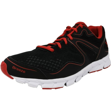 

361 Men s Breeze Black / Red Ankle-High Fabric Running Shoe - 10.5M