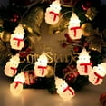 thumbnail image 2 of CNKOO Santa Head Rope Lights Christmas Led Lights Santa Claus Led Lights Festive Waterproof Hanging Decor for Weddings Parties Home, 2 of 5