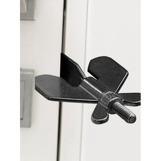Butée De Porte De Sécurité – Acier Inoxydable 304 – Sans Perçage – Idéal Voyage (hôtel, Dortoir) + Sac De Rangement
