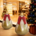 thumbnail image 7 of Gold Bell Inflatable Christmas Ornament PVC Blow-Up Decoration for Outdoor Indoor Holiday Festive Display, 7 of 7