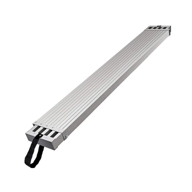 Aluminum Plank,Adjustable Work Platform,440lbs Capacity Aluminum Plank,Equipped with Skid-Proof Platform Scaffold Ladder Accessory(6-9ft)