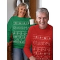 thumbnail image 3 of Grandma & Grandpa Matching Ugly Christmas Sweatshirts Set Grandparents Xmas Gift Women Sweatshirt Green Small / Sweatshirt Red Medium, 3 of 6