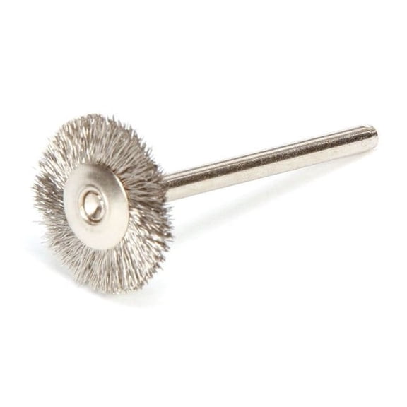 Weiler Miniature Wheel Brush,Crimped Wire,3/4" 91200