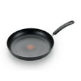 thumbnail image 1 of T-fal C5610564 Titanium Advanced Nonstick Thermo-Spot Heat Indicator Dishwasher Safe Cookware Fry Pan, 10.5-Inch, Black, 1 of 5