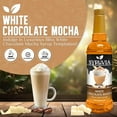thumbnail image 2 of Syruvia White Chocolate Mocha Syrup Pure Cane Coffee Flavoring Syrup, 25.4 fl Oz, 2 of 6