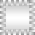 thumbnail image 1 of homeroots bed & bath 396621 Offset Mirrored Paneled Framed Mirror, 1 of 1