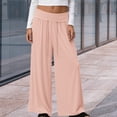 thumbnail image 2 of IMENGL Women's Wide Leg Pants Soft Yoga Sweat Comfy High Waisted Pajama with Pockets Trousers Loose Casual Cropped Pant for Womens,M-XXXXXXL, 2 of 5