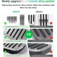 thumbnail image 5 of Tesla Model 3 Model Y 2022 2023 Pedales de acelerador y freno, Model 3 Model Y 2022 2023 Tapas de pedal, placa de cubierta, clavijas de pie [no para 2018-2021] (Plata), 5 of 5