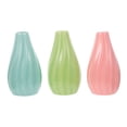 thumbnail image 4 of Raindrops  3 Pcs Decorative Vases for Home Aesthetic Flower Green Jar Bud Office, 4 of 8