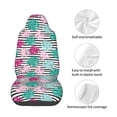 thumbnail image 4 of Picia Tropical Leaves Print Waterproof Sweating Car Seat Cover for Post Gym Workout, Running, Beach and Hiking, Universal Fit Anti-Slip Bucket Seat Protector, 4 of 5